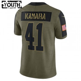 Lasten New Orleans Saints NFL Pelipaita Alvin Kamara 41 Nike 2021 Salute to Service